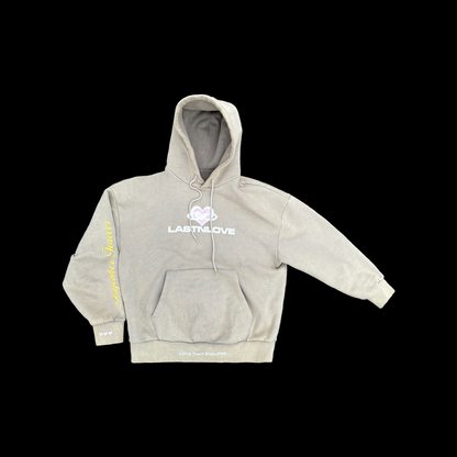 "Don't Love Me" (Hoodie + Sweatpants)  - Acid Wash Light Beige